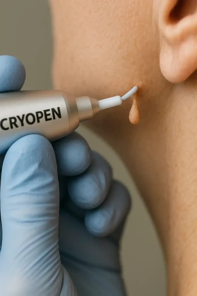 Cryopen for skin tags removal Ellesmere Port speak to our team today!