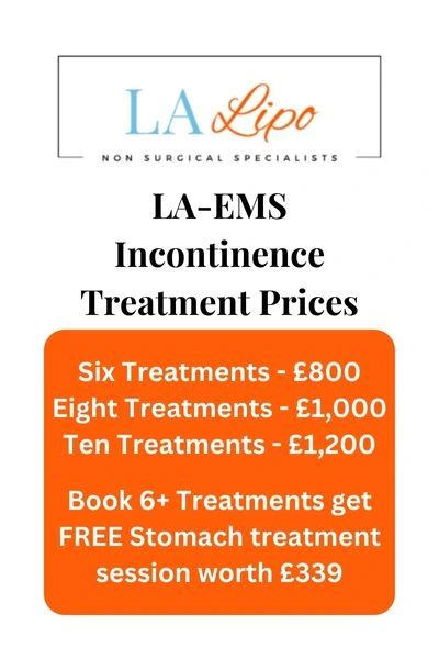 LA-EMS Incontinence Treatment Prices Ellesmere Port