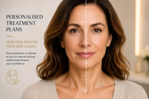 Before and after results of Collagen Lift Therapy Ellesmere Port